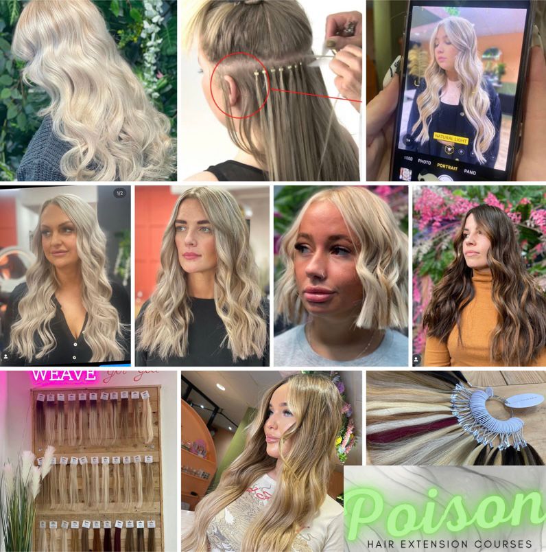 A hair outlet extension course